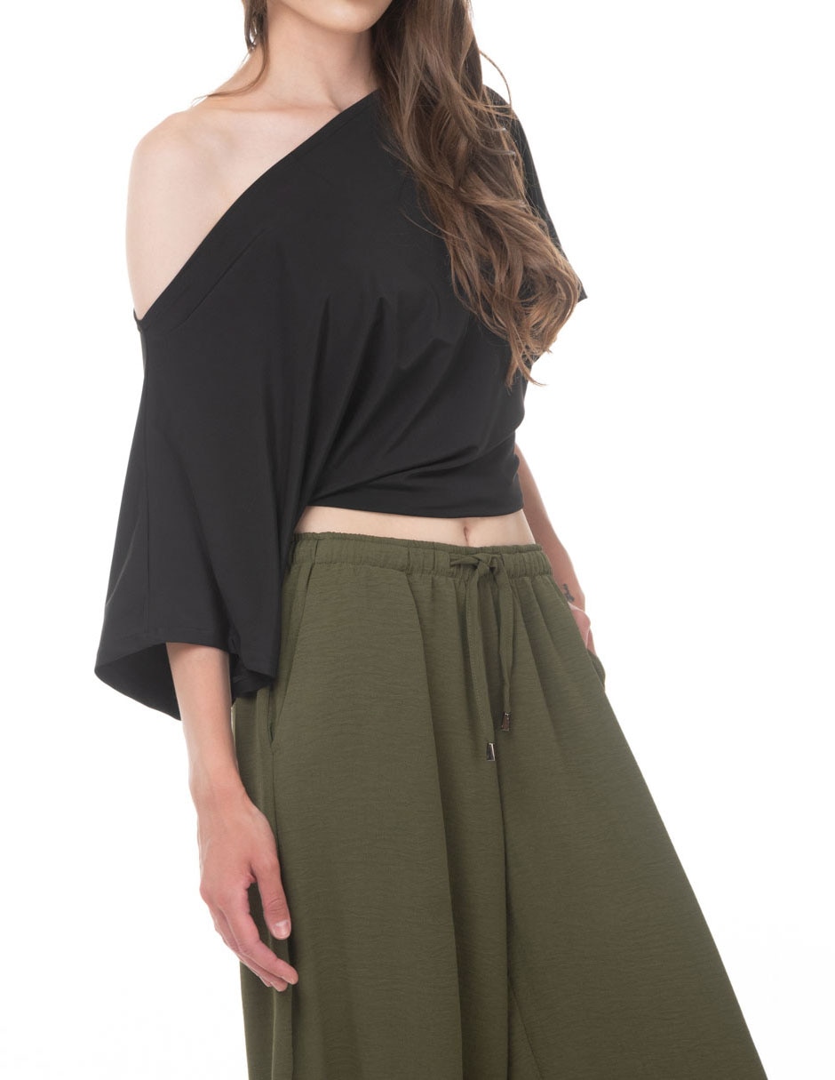 Blusa sarah bustani manga corta para mujer 3