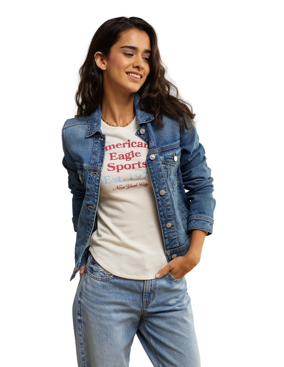 Chamarra de mezclilla para mujer Chamarra de mezclilla para mujer