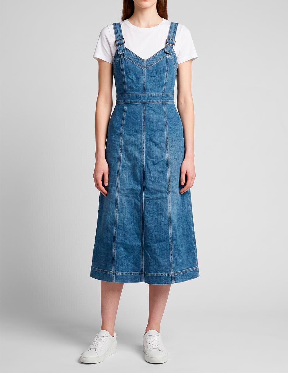 Vestido midi casual para mujer