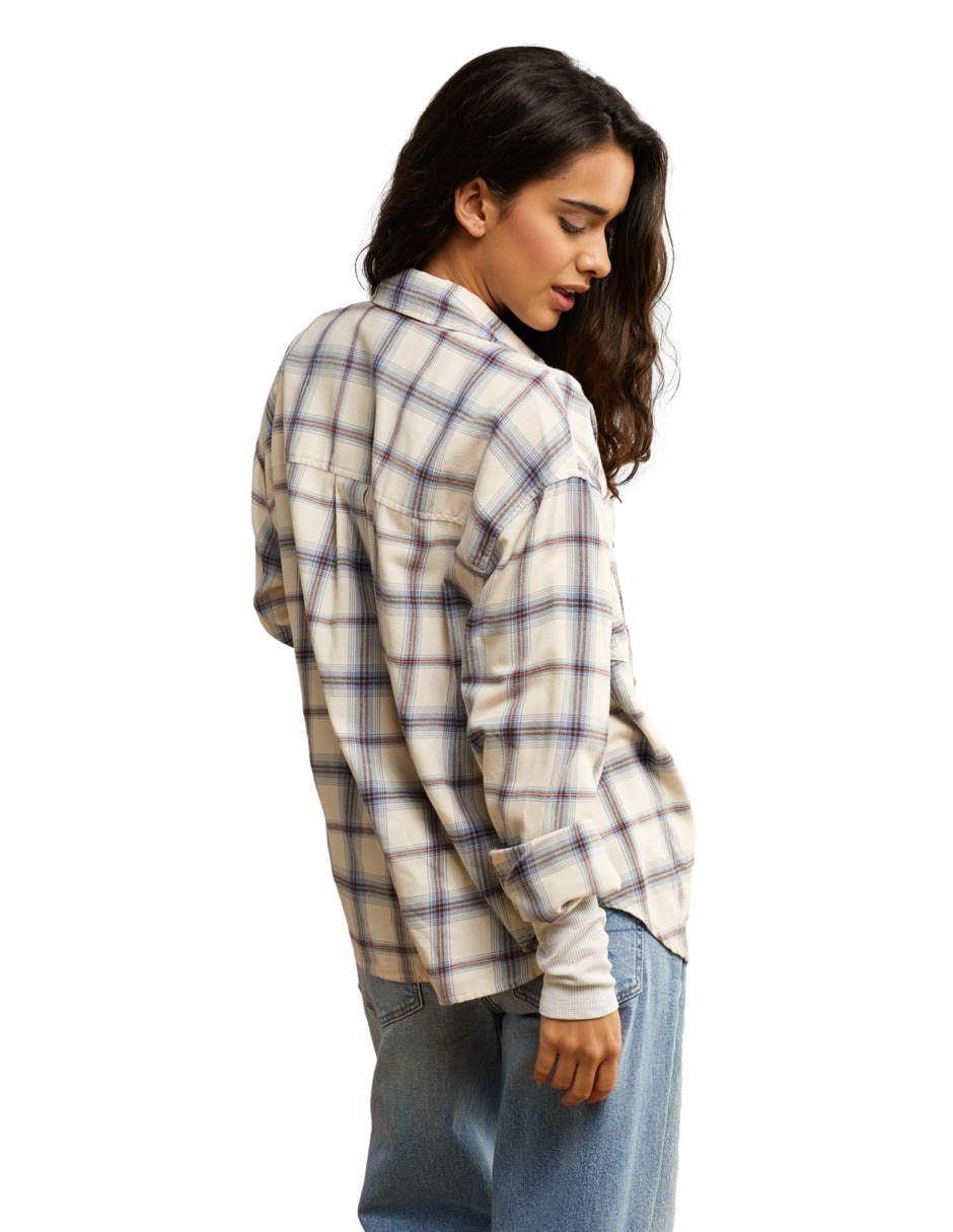 Blusa ae manga larga para mujer