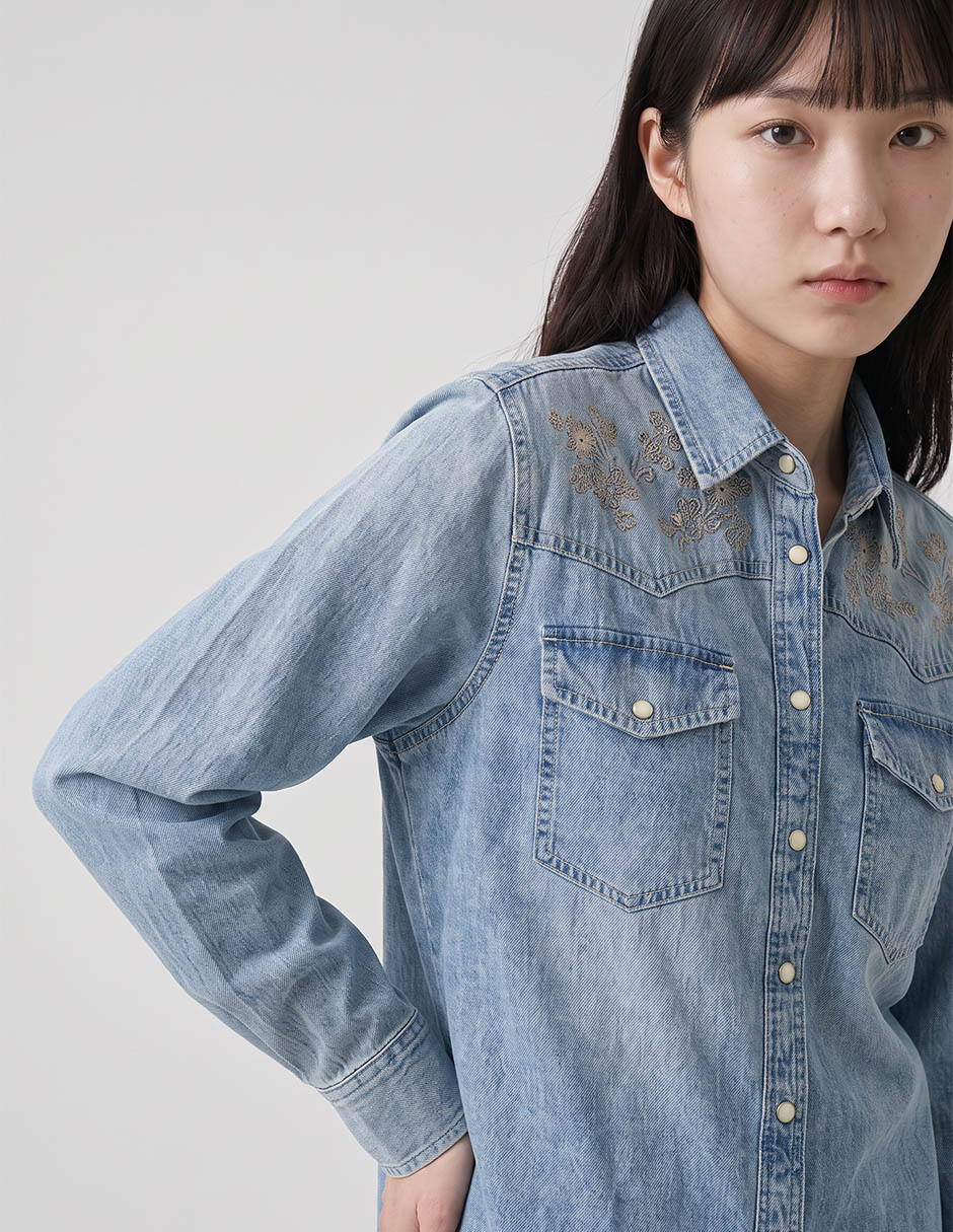 Blusa manga larga para mujer 4