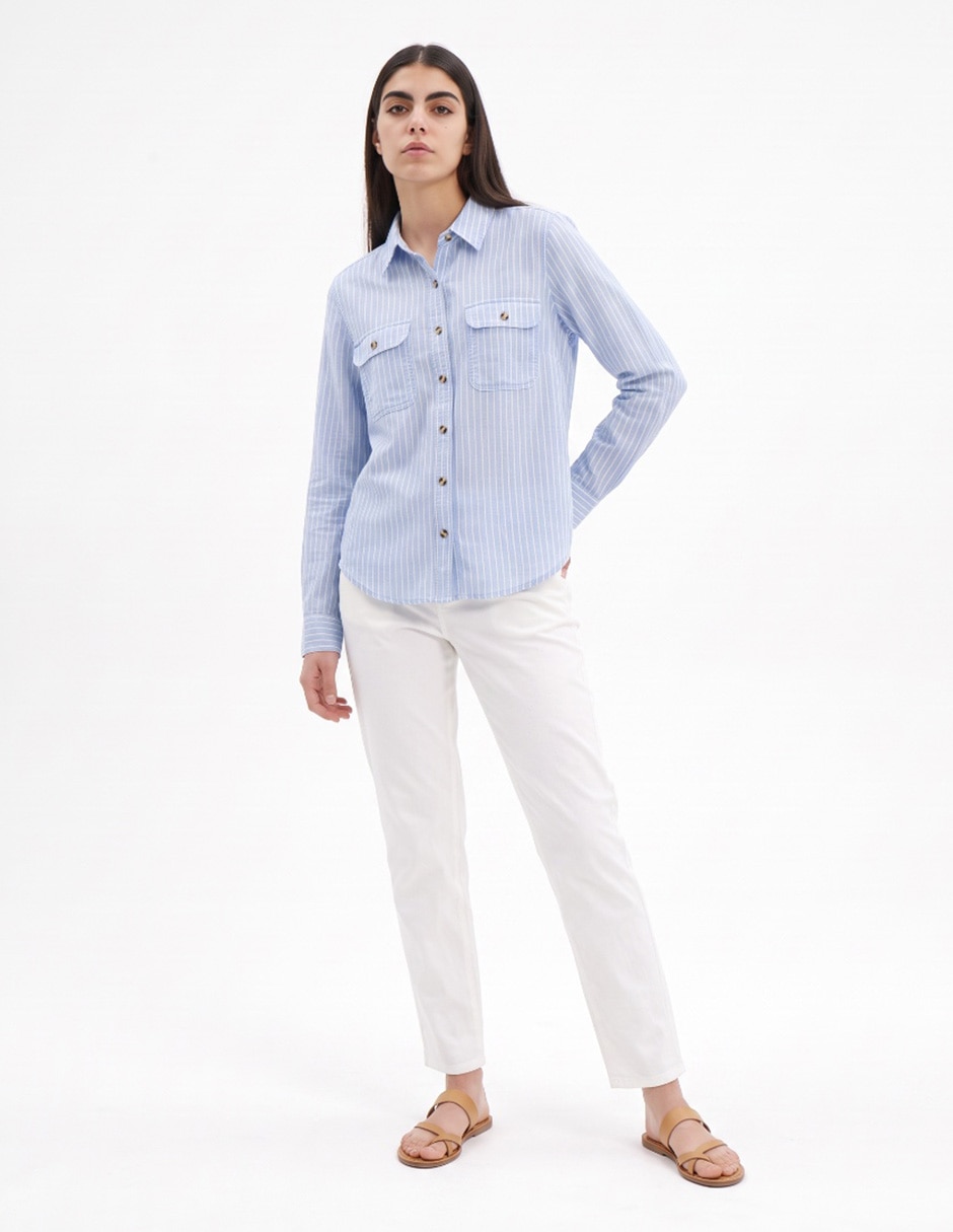 Blusa manga larga para mujer 3