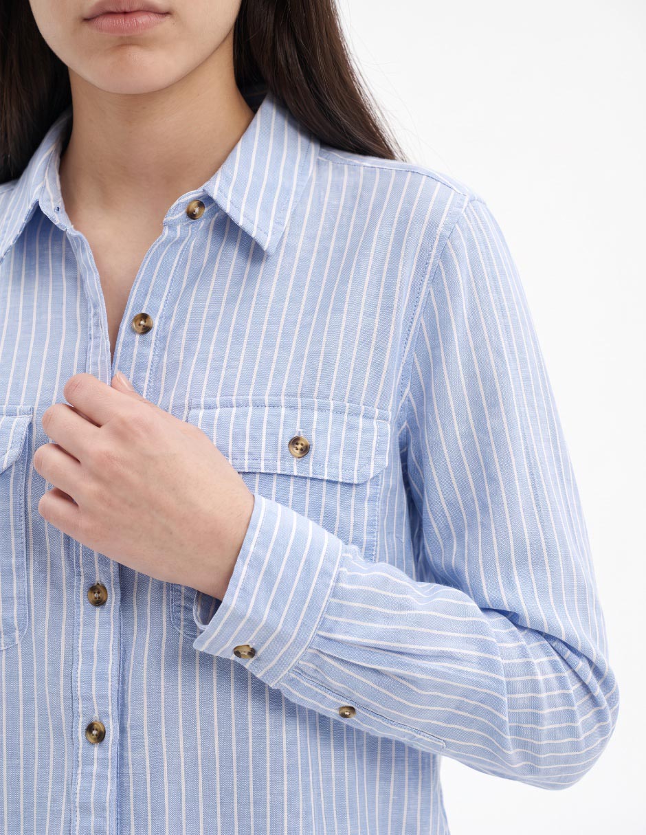 Blusa manga larga para mujer 4