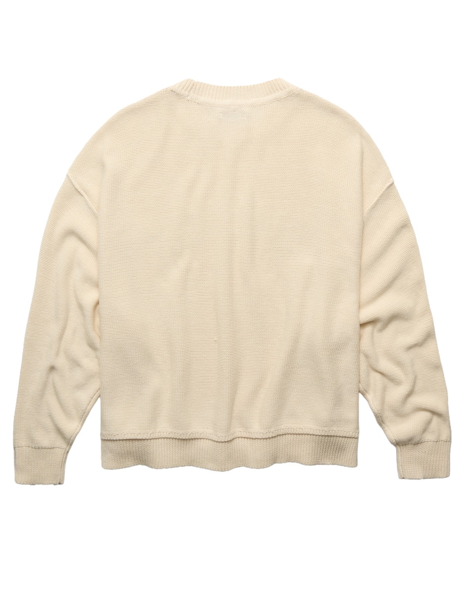 Suéter cuello redondo para mujer 4
