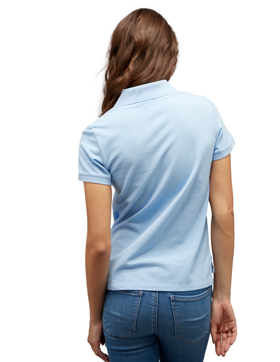 Playera tipo polo para mujer 2