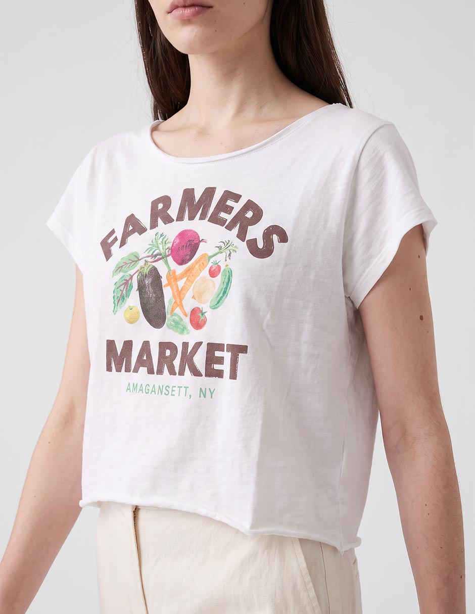 Playera manga corta cuello redondo para mujer 3