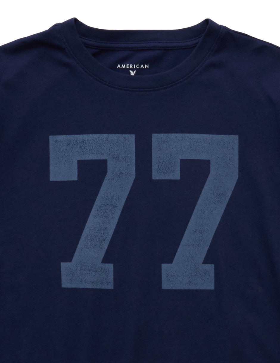 Playera manga corta american eagle tee cuello redondo para mujer