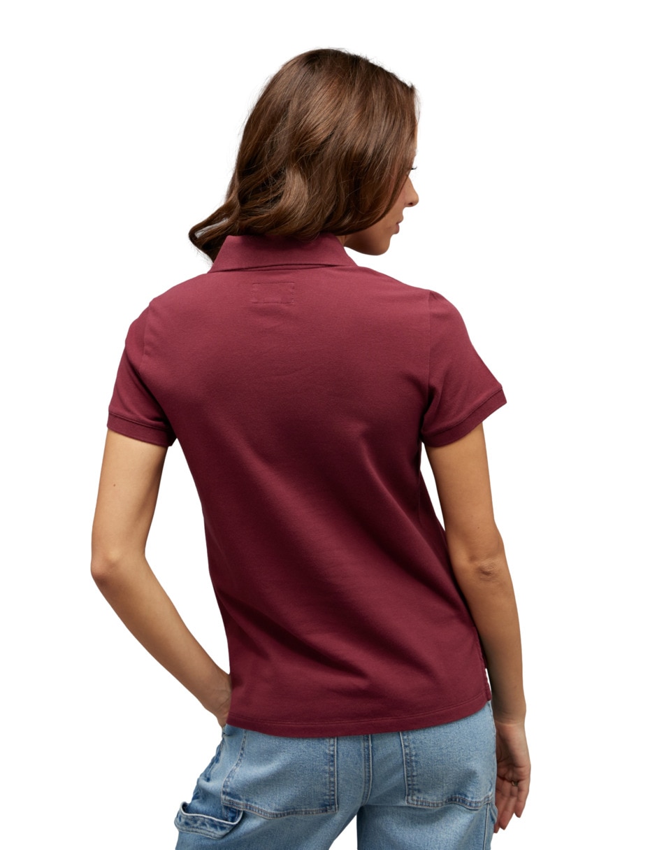 Playera tipo polo american eagle para mujer
