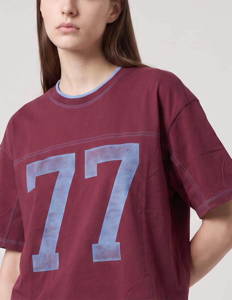 Playera manga corta cuello redondo para mujer 2