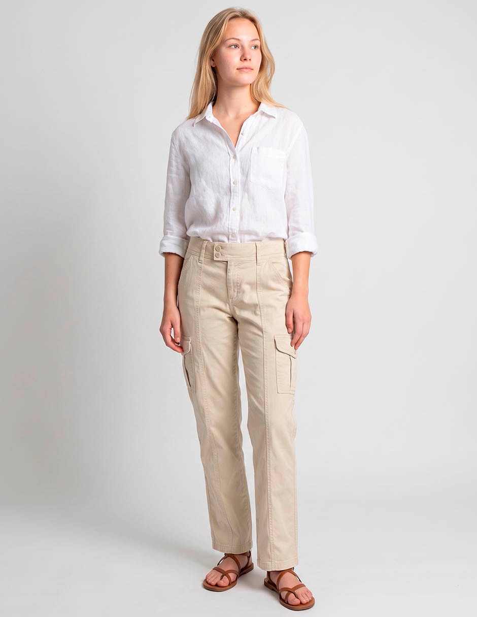 Pantalón cargo american eagle slim para mujer