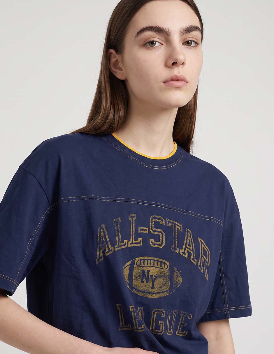 Playera manga corta cuello redondo para mujer 2