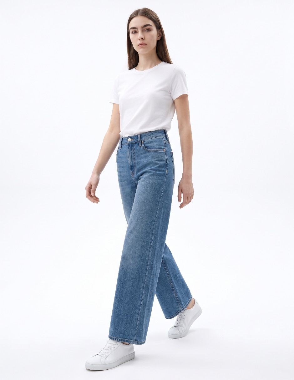 Jeans wide leg para mujer 3