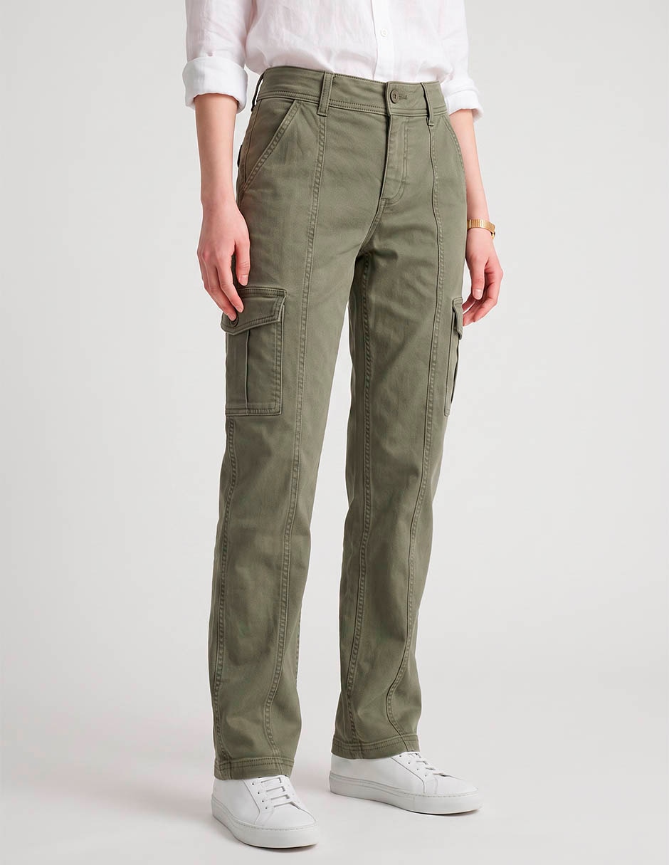 Pantalón cargo slim para mujer Pantalón cargo slim para mujer