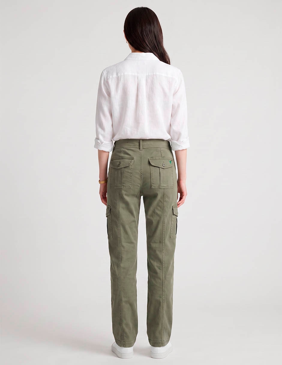 Pantalón cargo slim para mujer 2