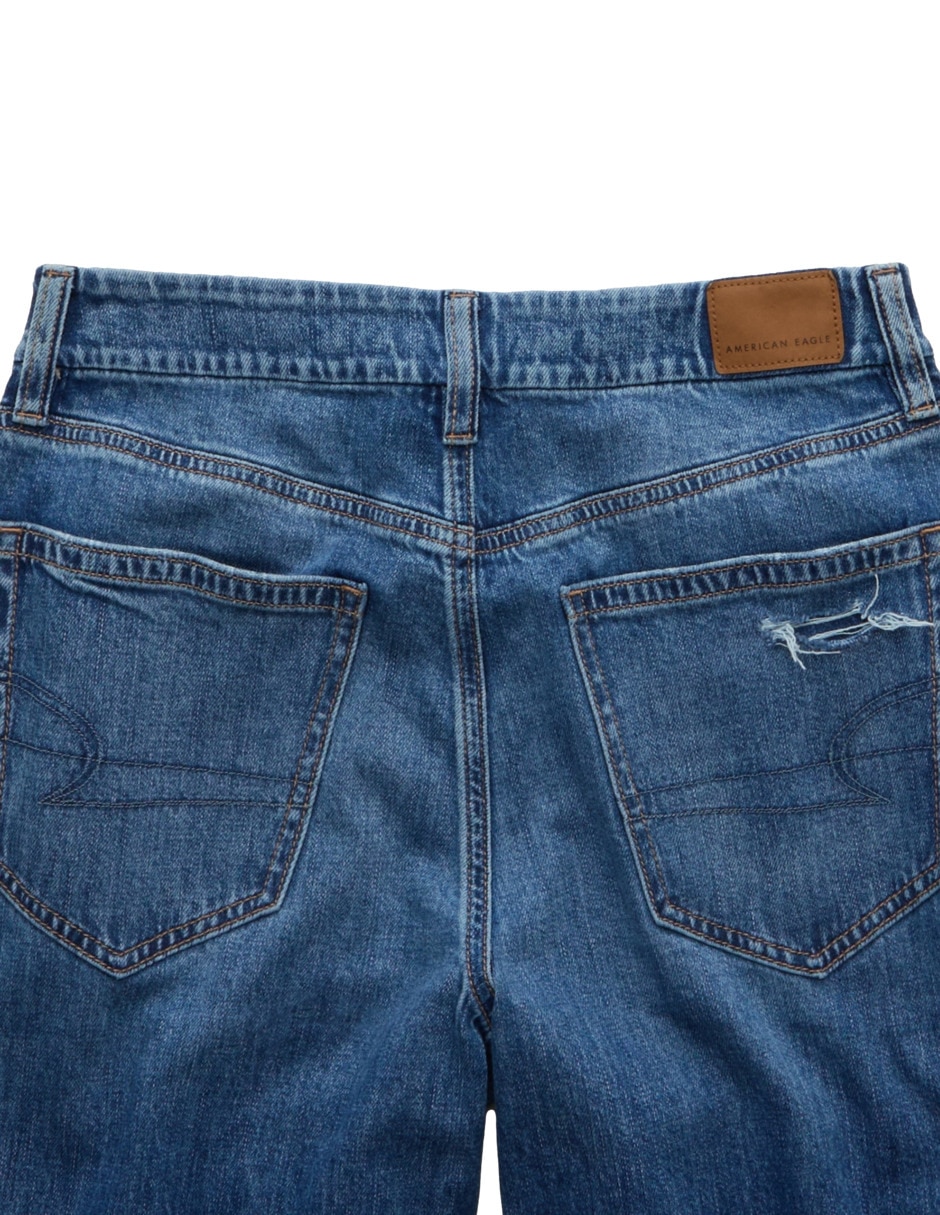Jeans wide leg curvy baggy para mujer 4