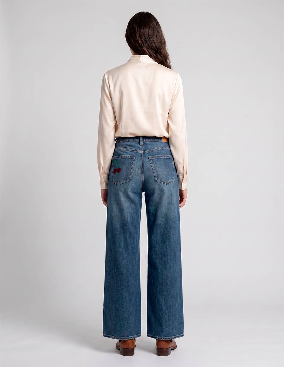 Jeans wide leg para mujer 2