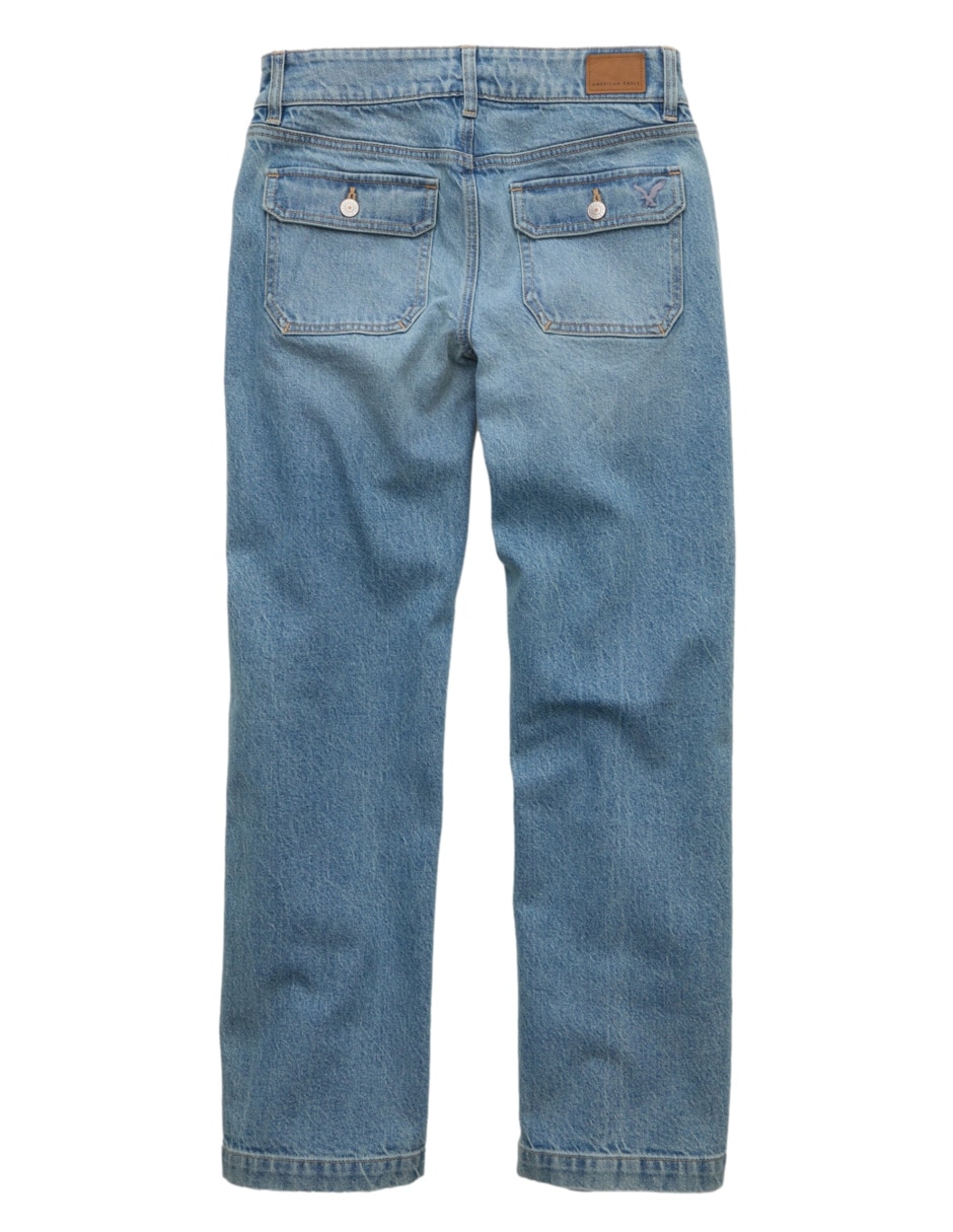 Jeans skinny stovepipe a la cintura para mujer 3