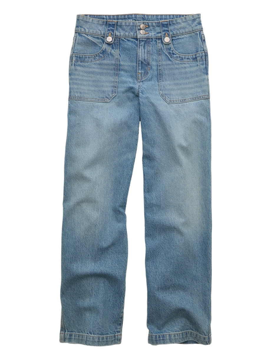 Jeans skinny stovepipe a la cintura para mujer 4