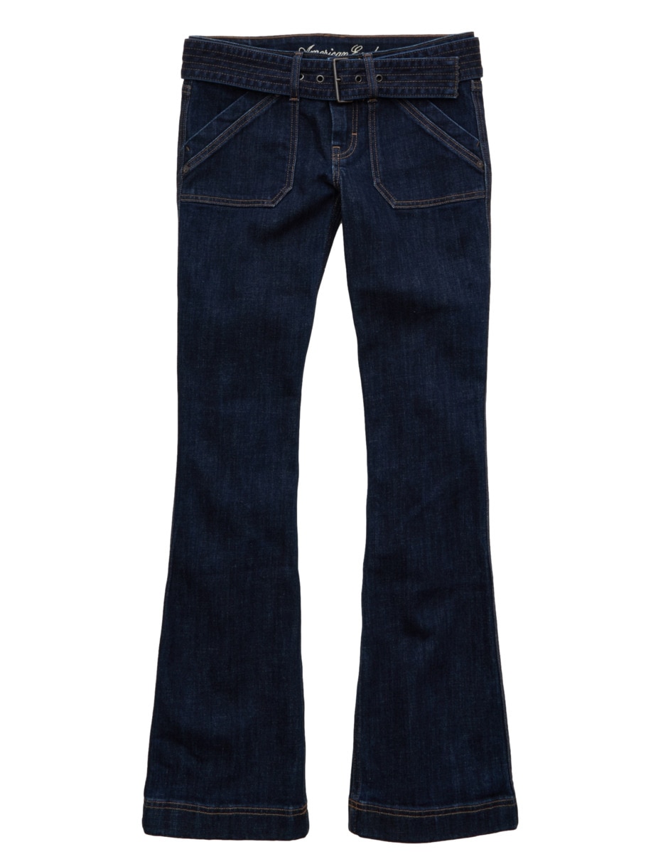 Jeans regular bota wmns kick boot d corte cintura para mujer 3
