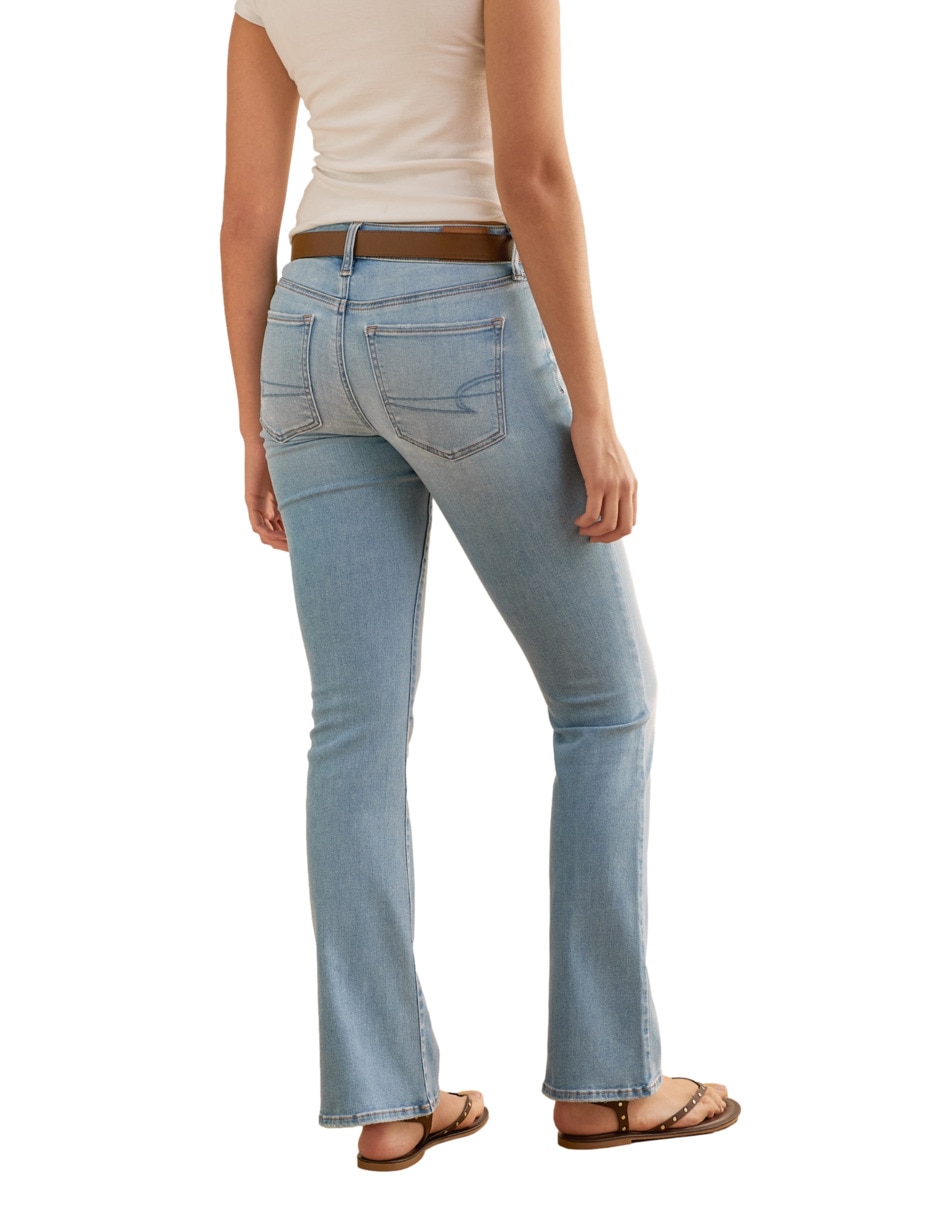 Jeans bota a la cintura para mujer 2