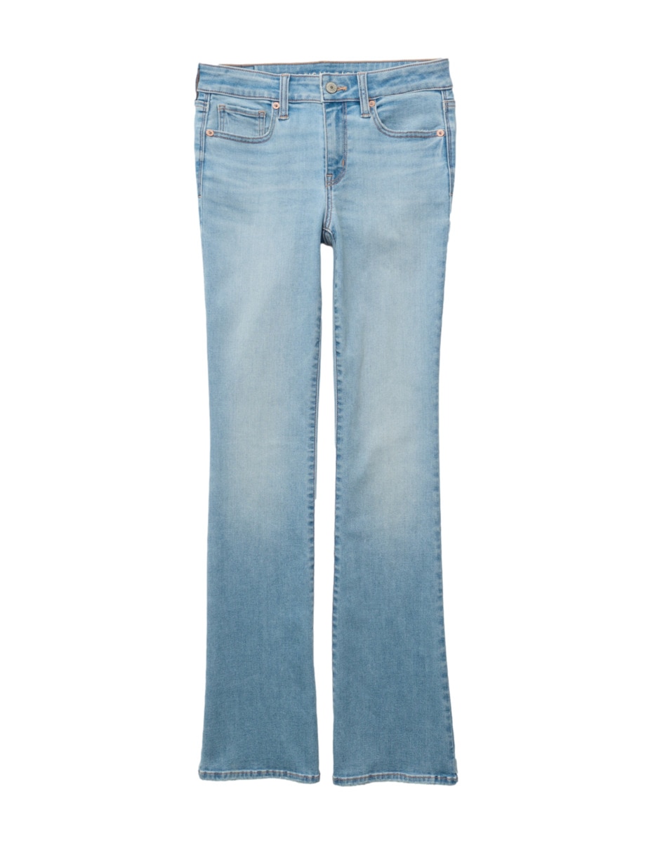 Jeans bota a la cintura para mujer 4