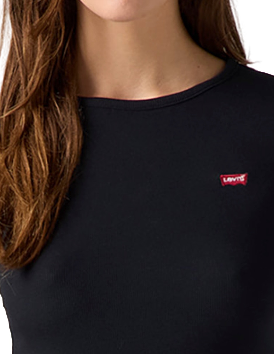 Playera manga corta cuello redondo mujer 4