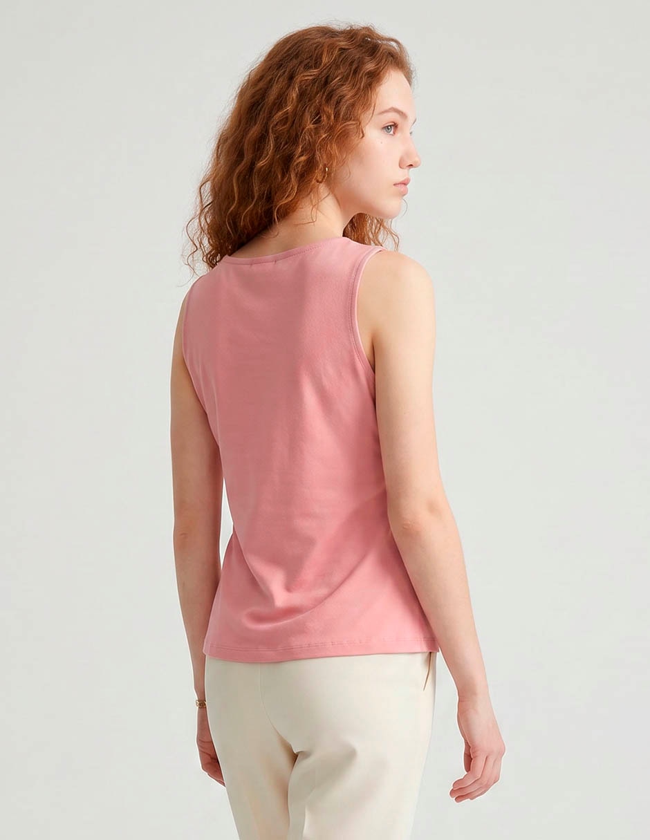 Top that's it cuello cruzado escote v tirante ancho