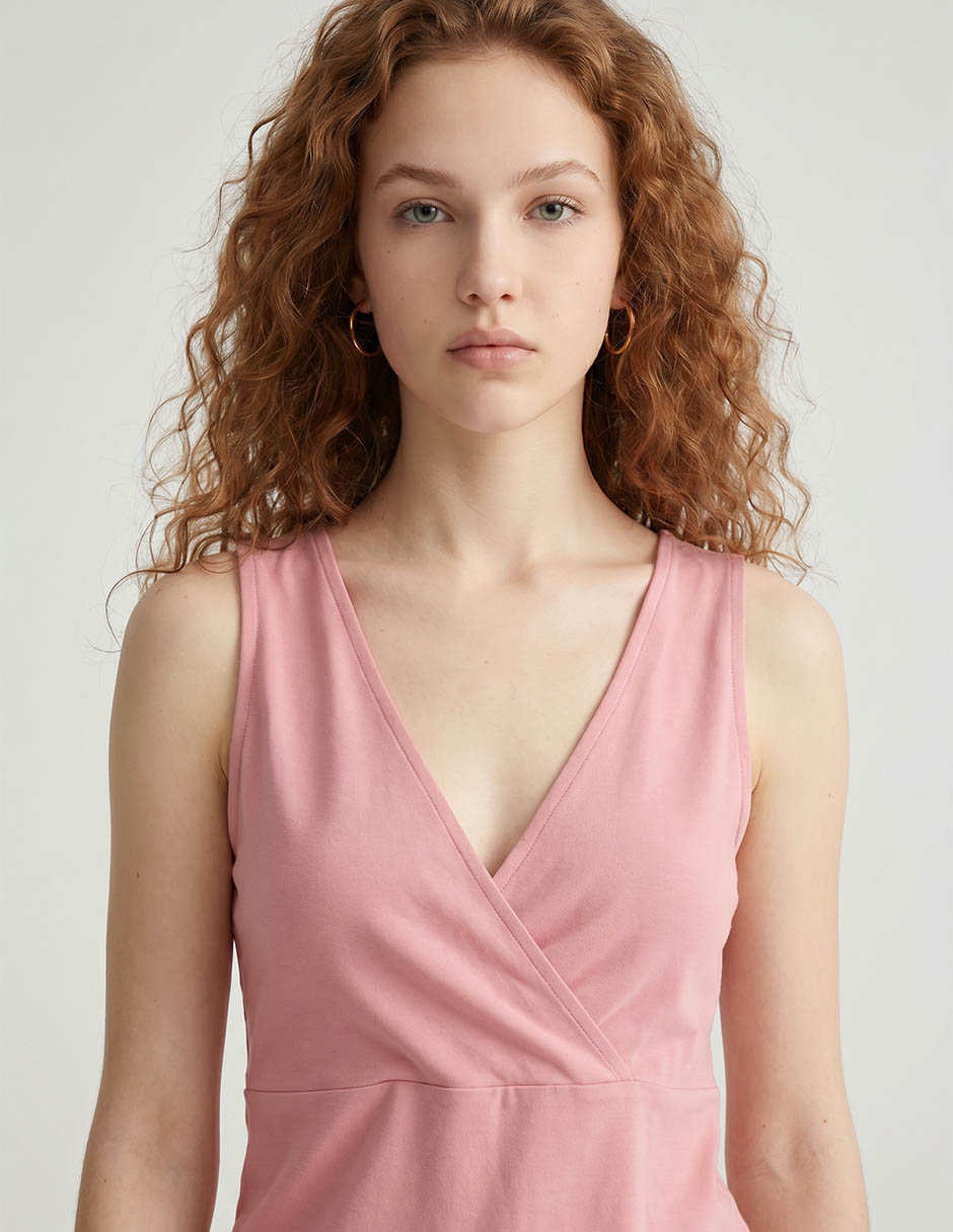 Top that's it cuello cruzado escote v tirante ancho