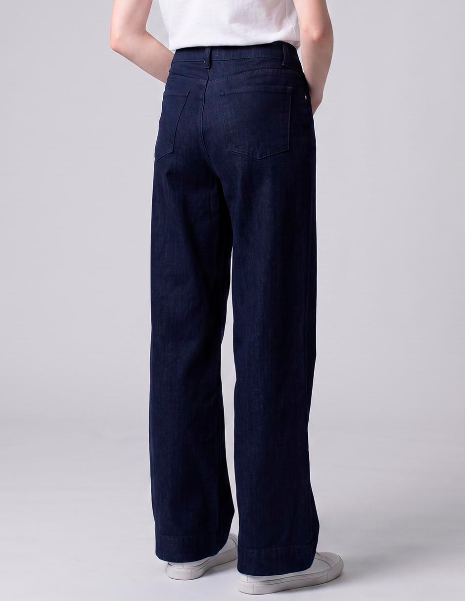 Jeans/Jegging/Jeans jogger Coulotte Wide leg D126953 corte Media cintura para mujer 2