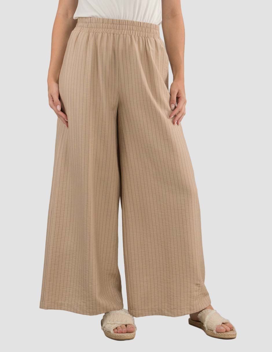 Pantalón regular amplio para mujer 2