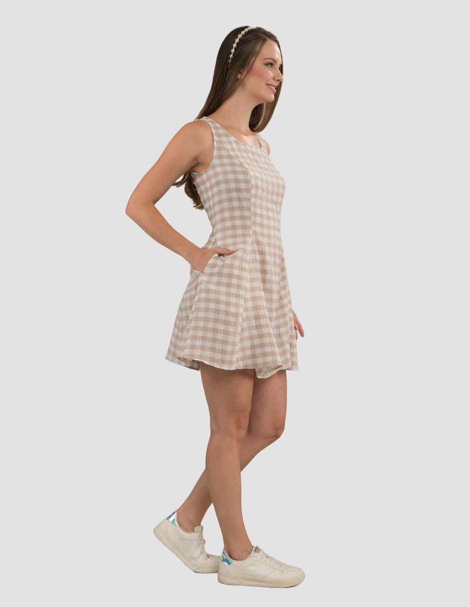 Vestido gap para niña de algodón corte regular 3