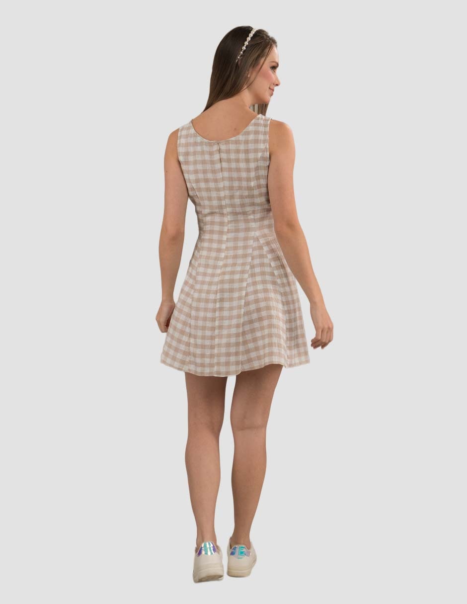 Vestido gap para niña de algodón corte regular 2