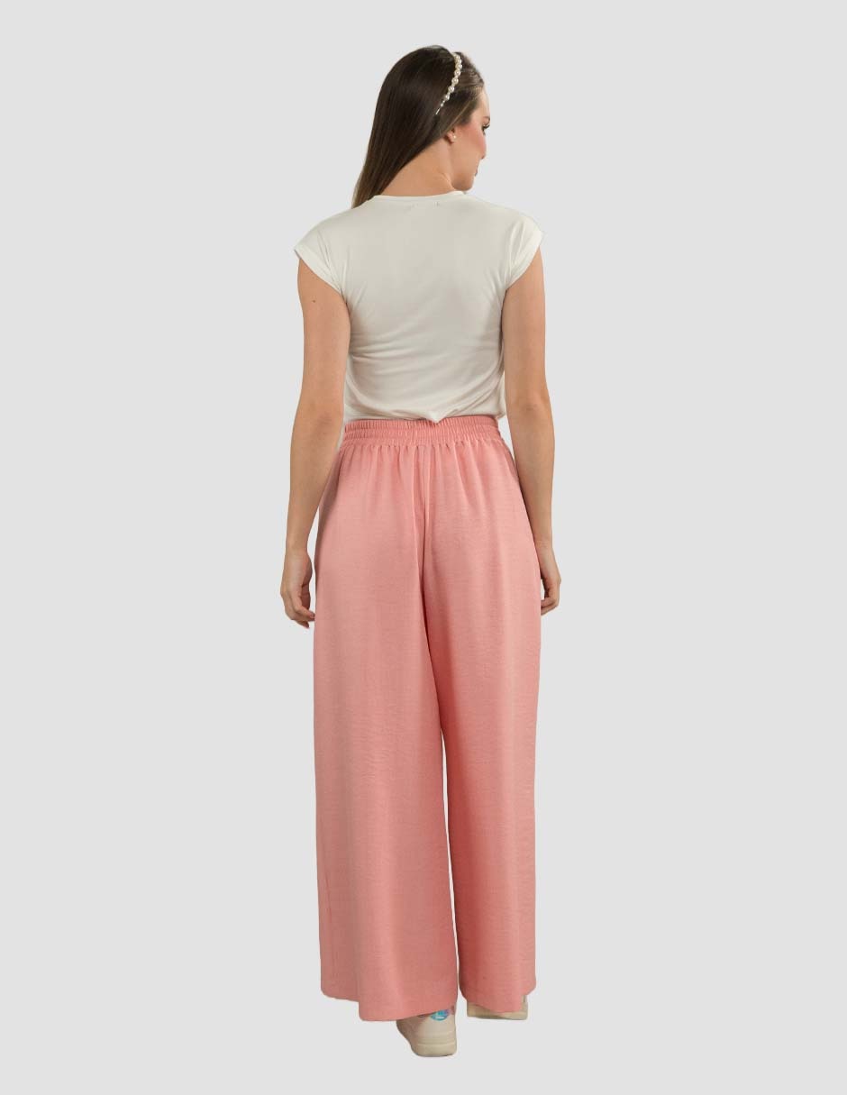 Pantalón regular amplio para mujer 3