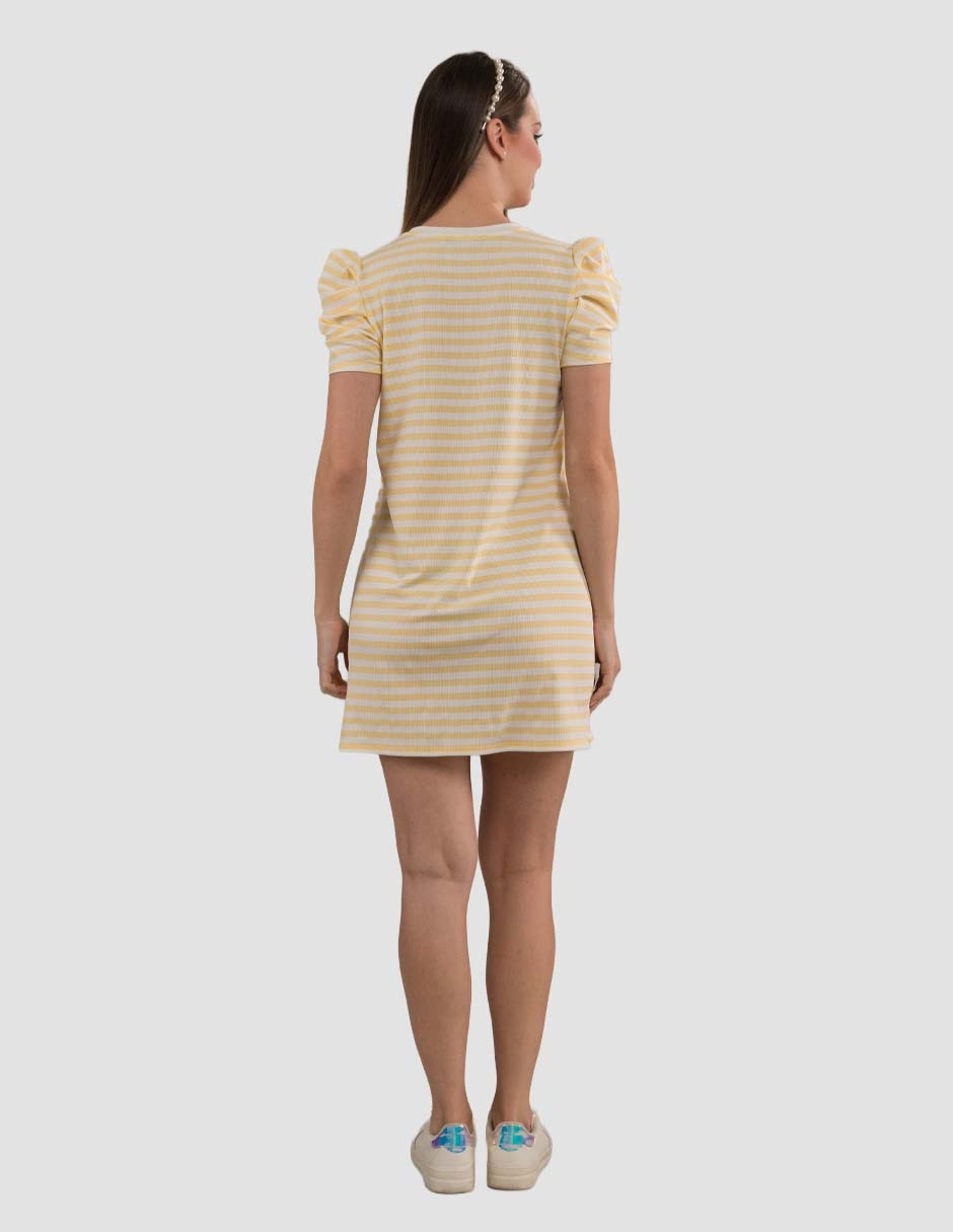 Vestido arriba rodilla casual julio para mujer 3