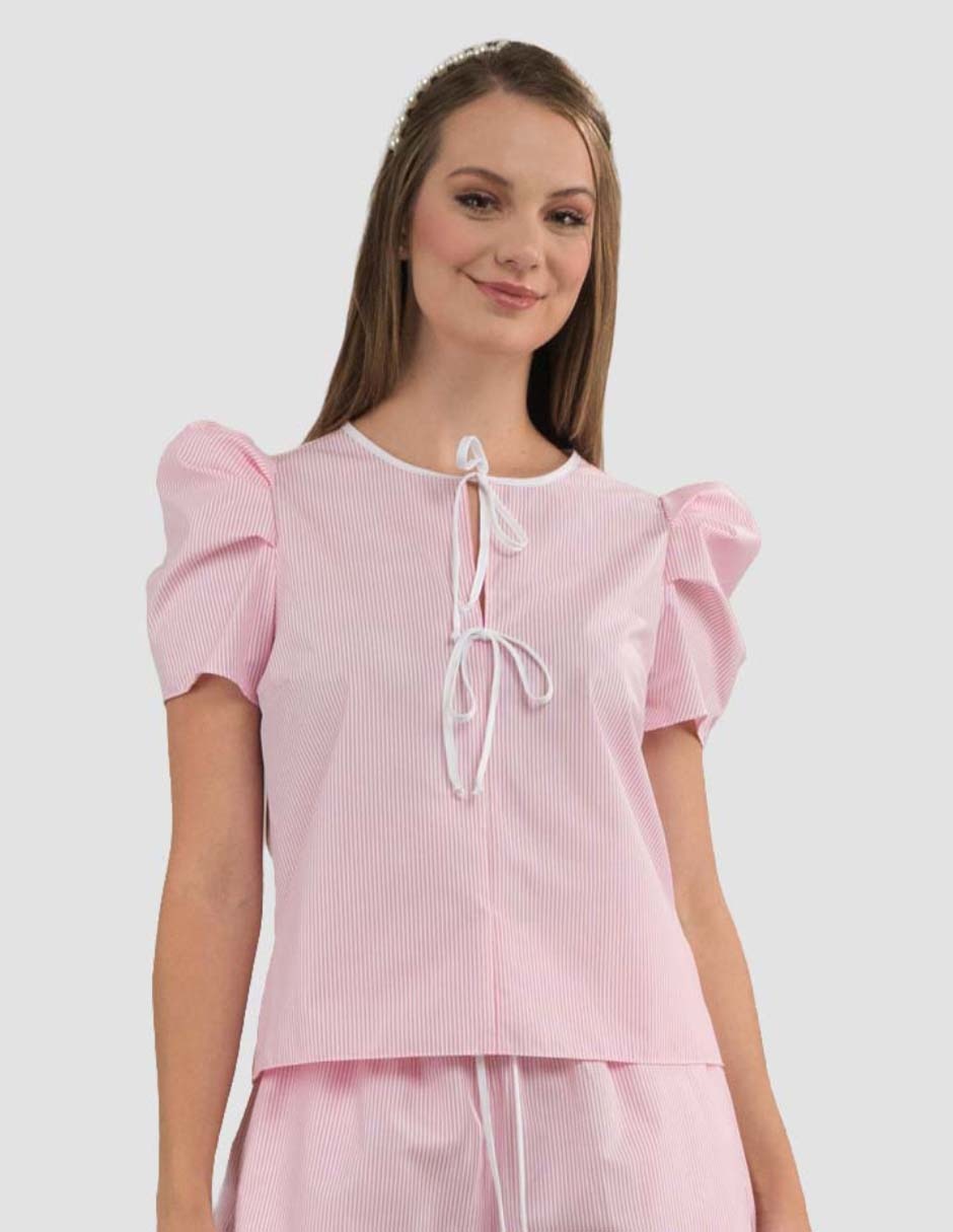 Blusa manga corta para mujer 1