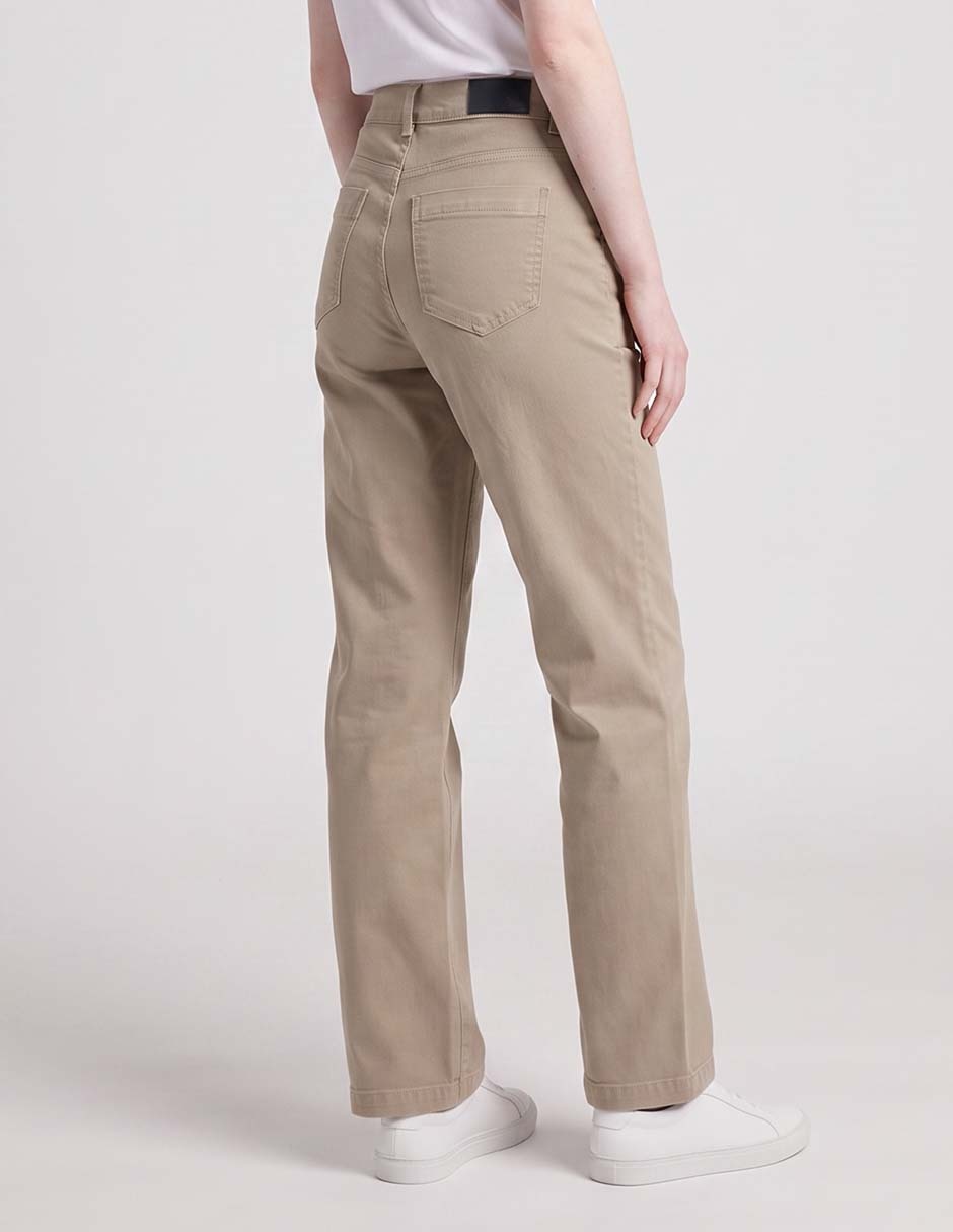Jeans wide leg cintura alta para mujer 2
