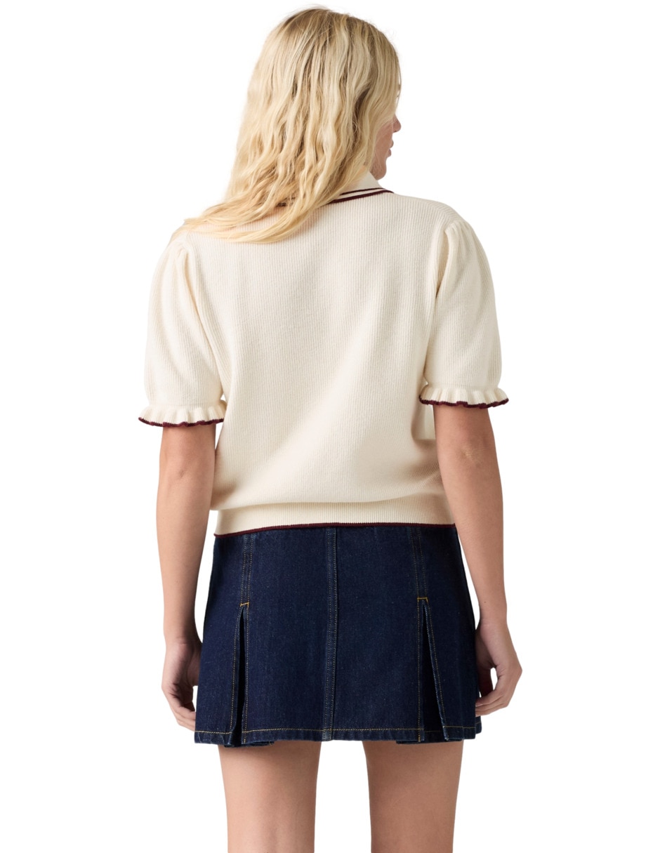 Playera tipo polo para mujer 2