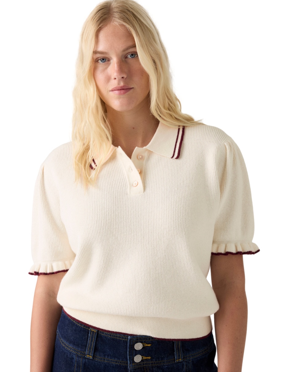 Playera tipo polo para mujer 3