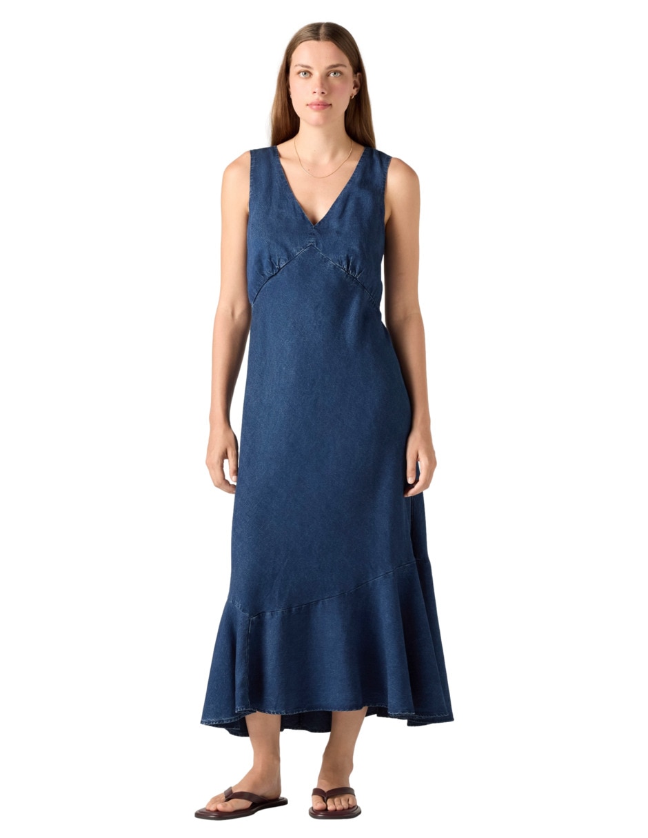 Vestido midi casual para mujer Vestido midi casual para mujer