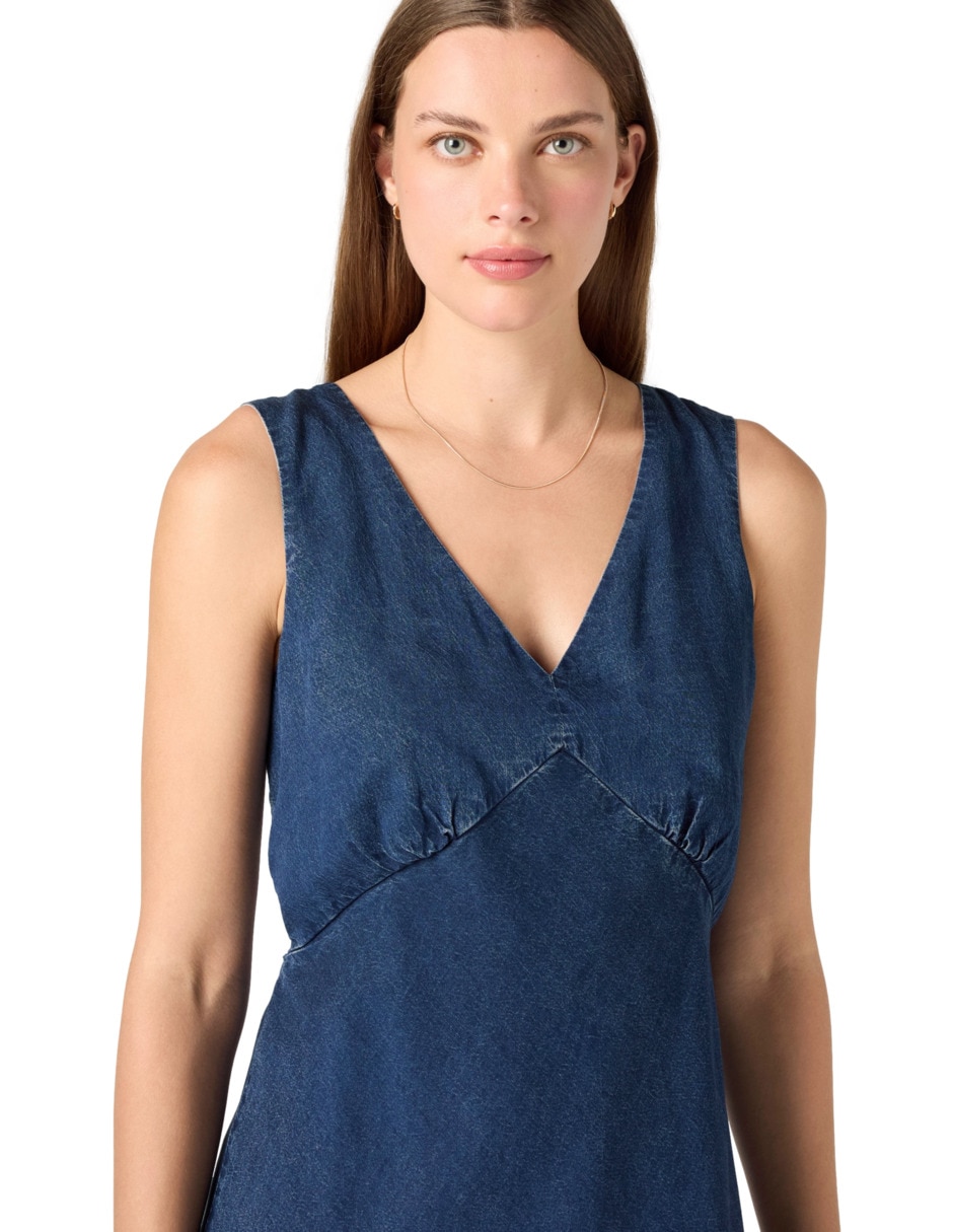 Vestido midi casual para mujer 4