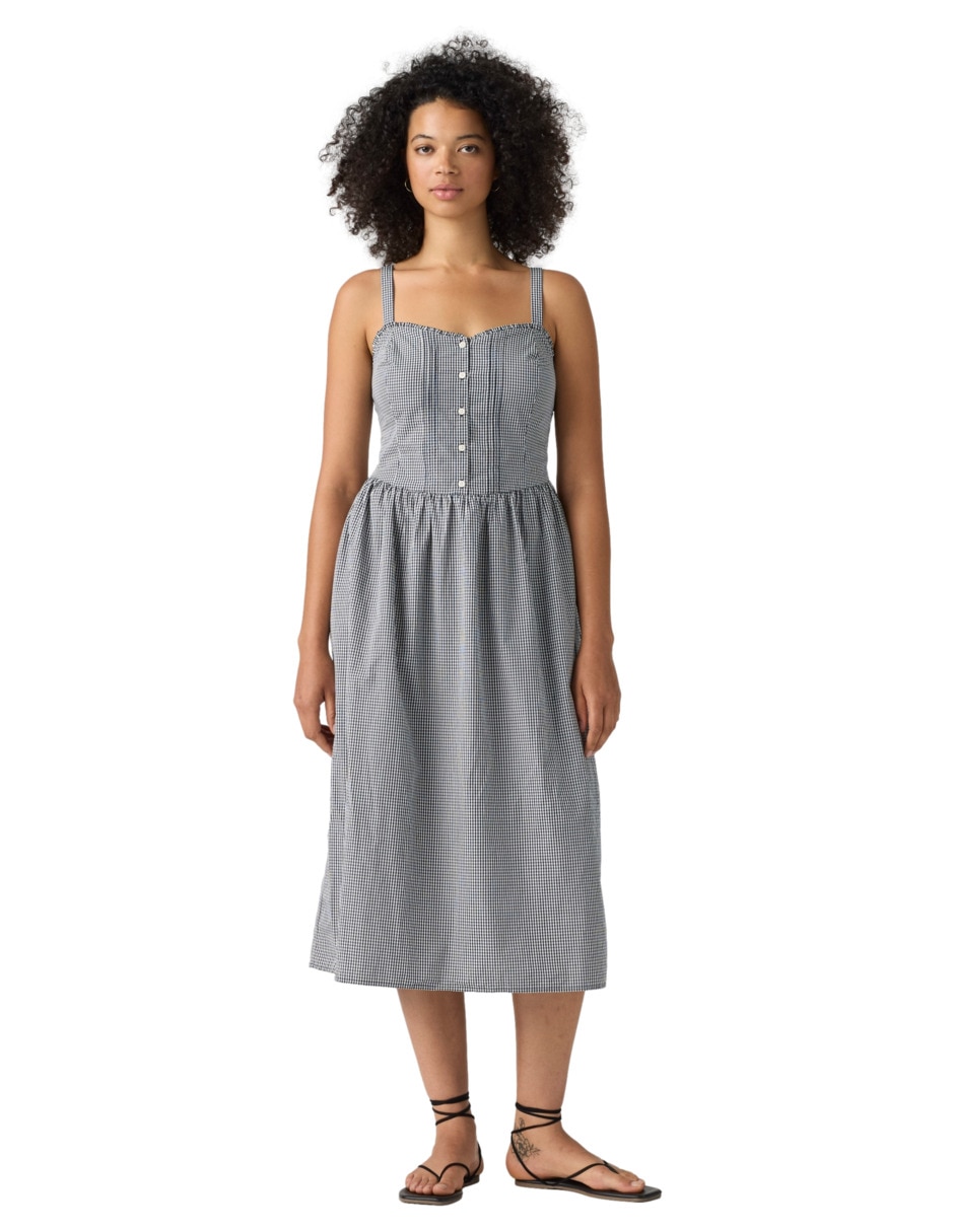 Vestido midi casual para mujer Vestido midi casual para mujer
