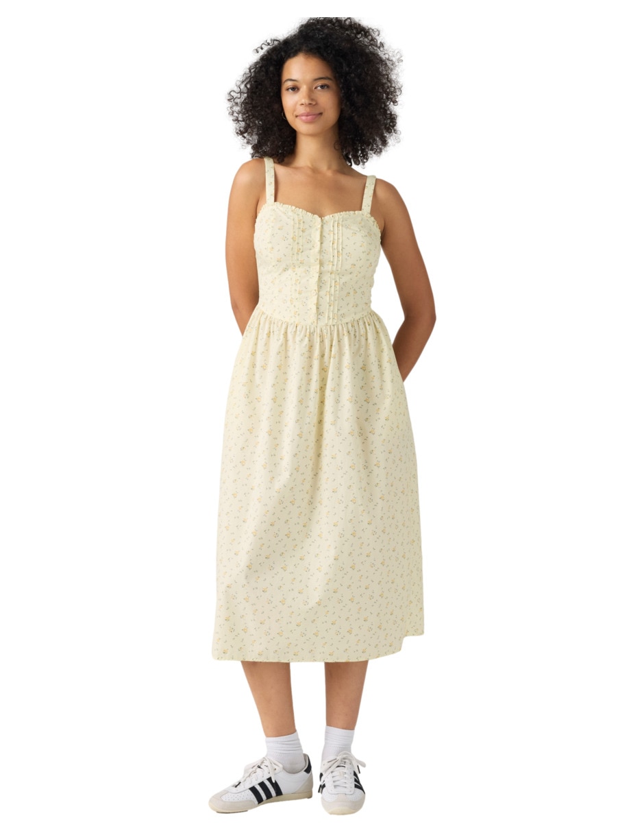 Vestido midi casual para mujer Vestido midi casual para mujer