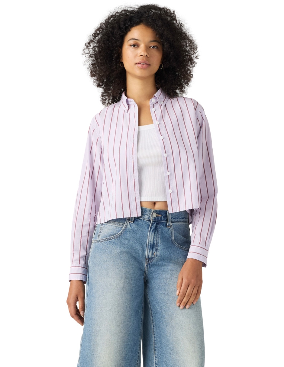 Blusa camisera manga Larga para mujer Blusa camisera manga Larga para mujer