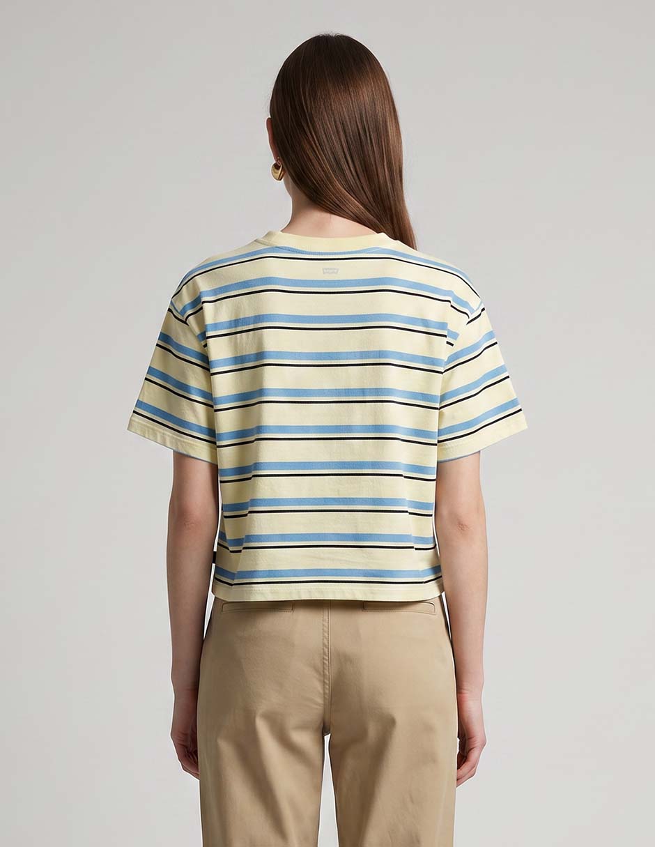 Playera manga corta cuello redondo para mujer 2
