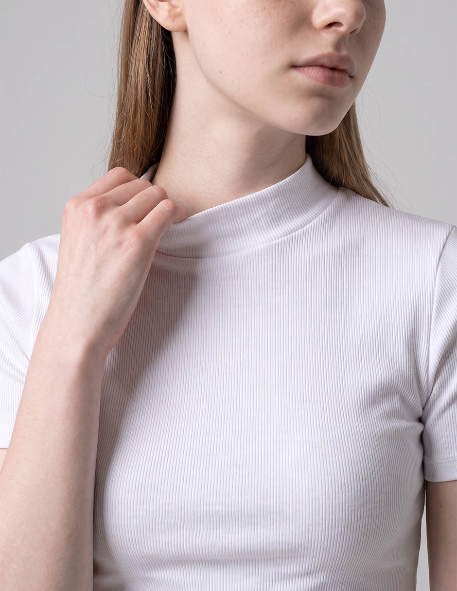 Blusa manga corta para mujer 4