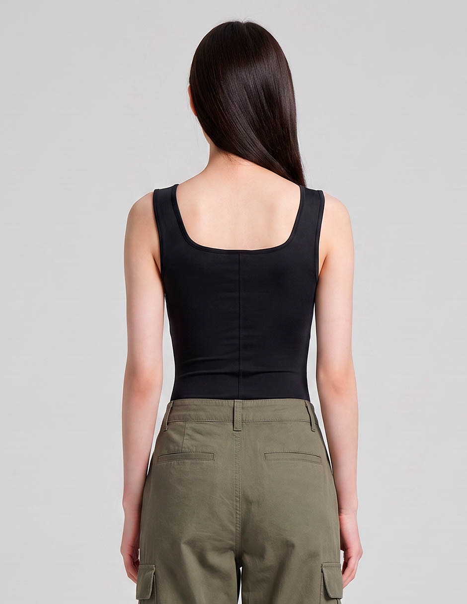 Body escote cuadrado para mujer 6
