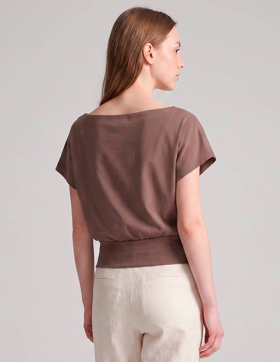 Blusa that's it manga corta para mujer