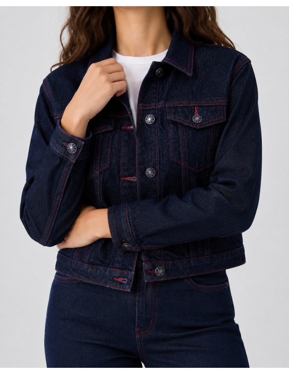 Chamarra denim ONLY para mujer