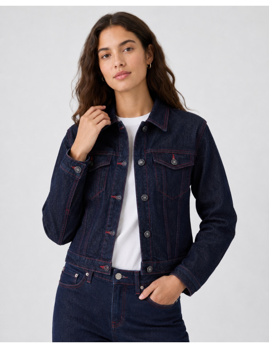 Chamarra denim ONLY para mujer