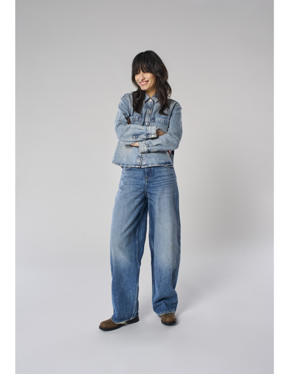 Jeans barrel para mujer Jeans barrel para mujer